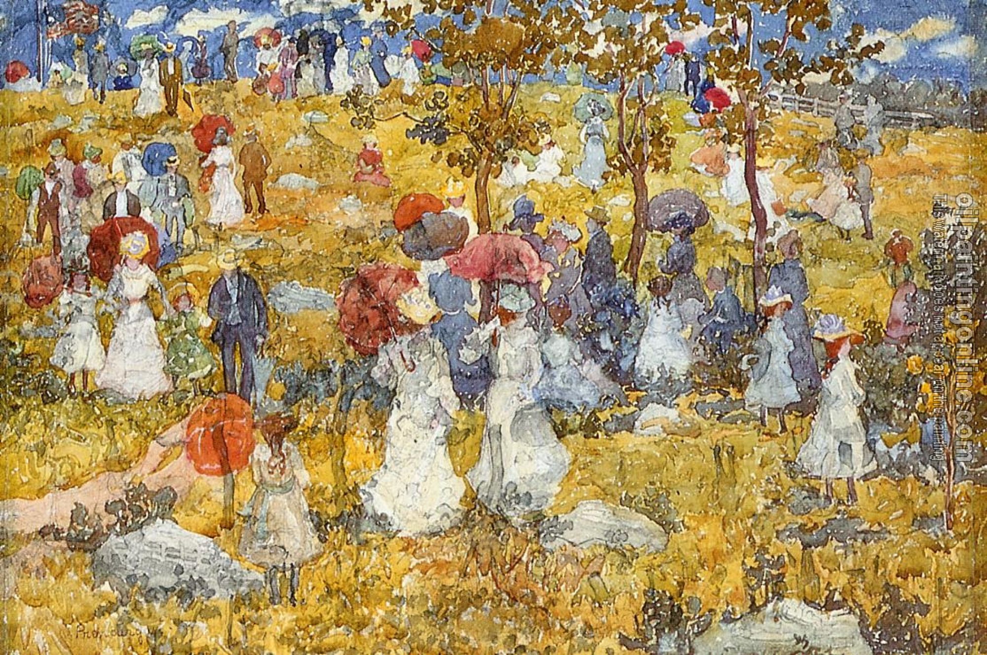 Prendergast, Maurice Brazil - Telegraph Hill